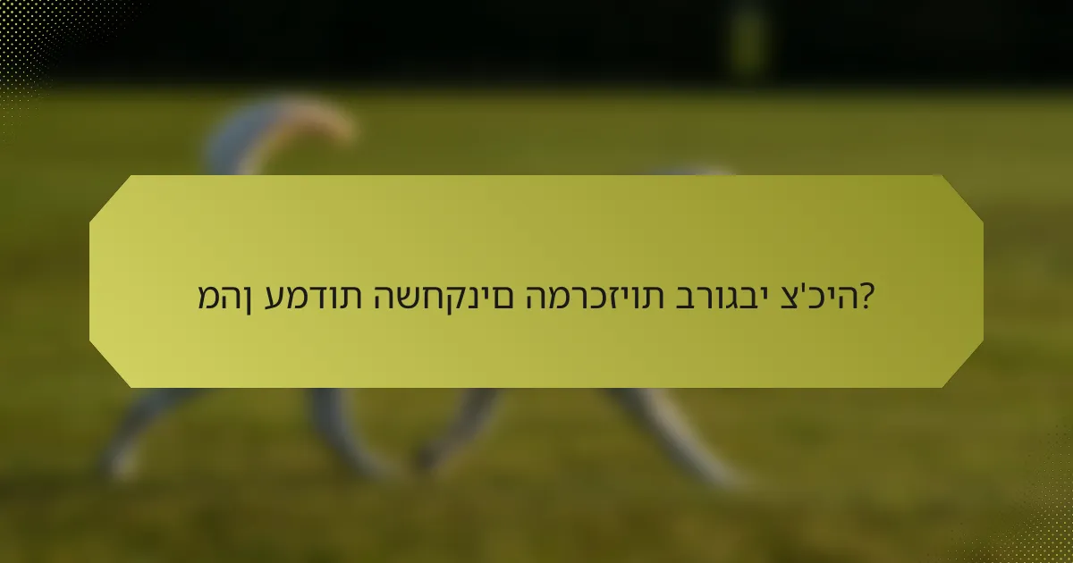מהן עמדות השחקנים המרכזיות ברוגבי צ'כיה?